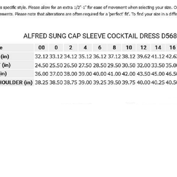 ALFRED SUNG Black Cap Sleeve Dress - Picture 5 of 6